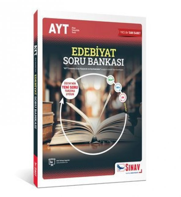 Sınav Yayınları 2023 AYT Edebiyat Soru Bankası ürün görseli 1