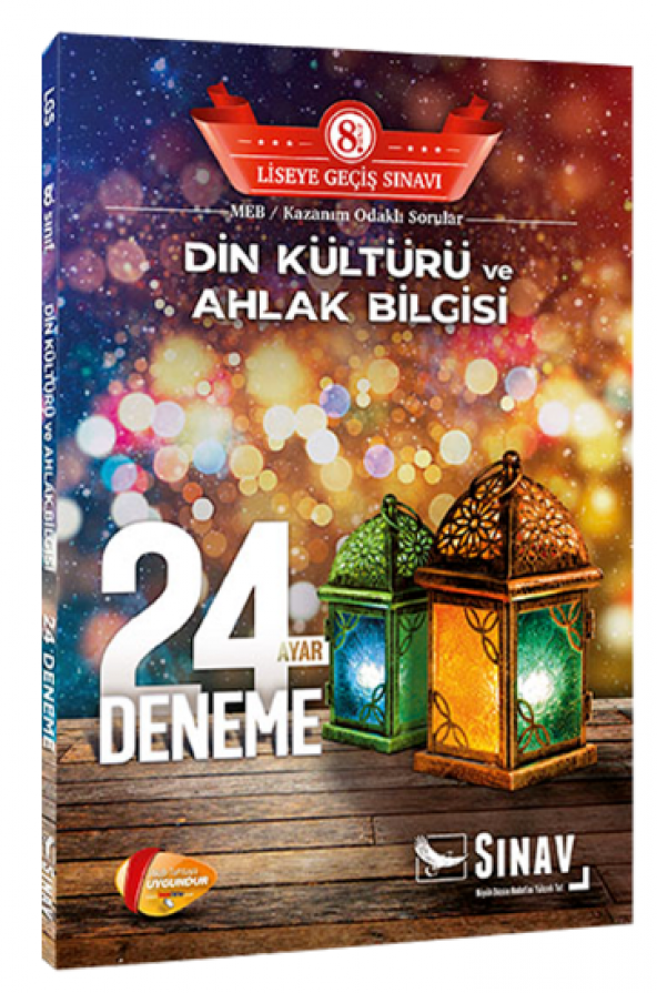 Sınav Yayınları 8. Sınıf LGS Din Kültürü ve Ahlak Bilgisi 24 Deneme ürün görseli 1