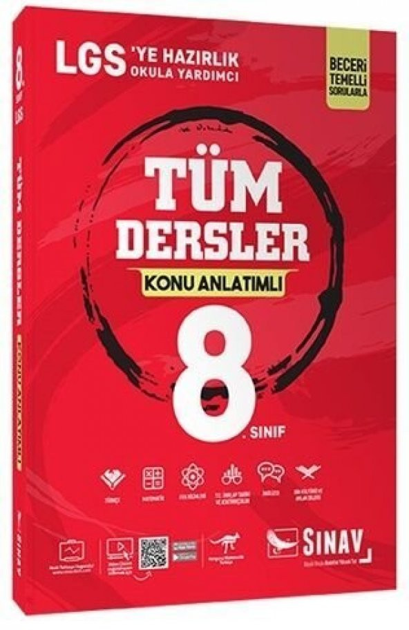 Sınav Yayınları 8. Sınıf LGS Tüm Dersler Konu Anlatımlı ürün görseli 1