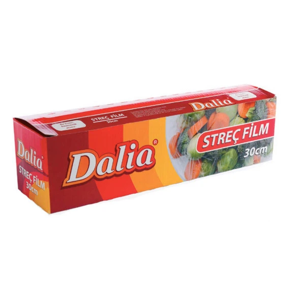 Dalia Şeffaf Mutfak Rulo Streç Film Folyo - 30 Cm. x 100 Metre - Gıdaya Uygun - 1 Paket ürün görseli 1