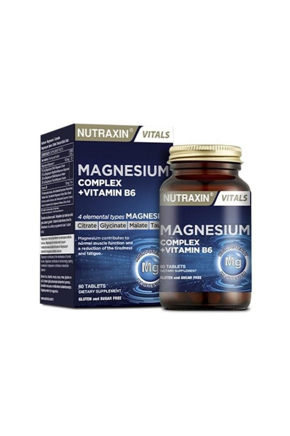 Nutraxin Magnesium Complex 60 Tablet ürün görseli 1