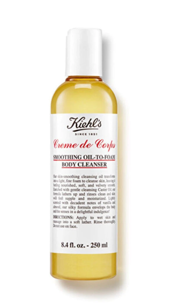 Kiehls Creme de Corps Smoothing Oil-to-Foam Body Cleanser 250 ML ürün görseli 1
