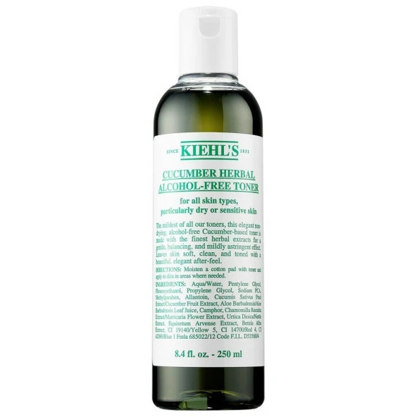 Kiehls Cucumber Herbal Alcohol-Free Toner 250ML ürün görseli 1