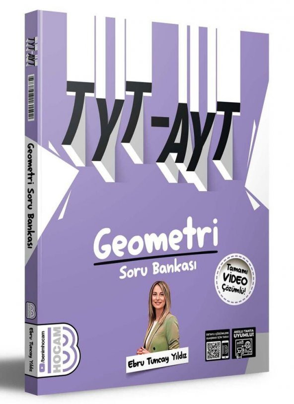 2024 TYT AYT Geometri Tamamı Video Çözümlü Soru Bankası Benim Hocam Yayınları ürün görseli 1