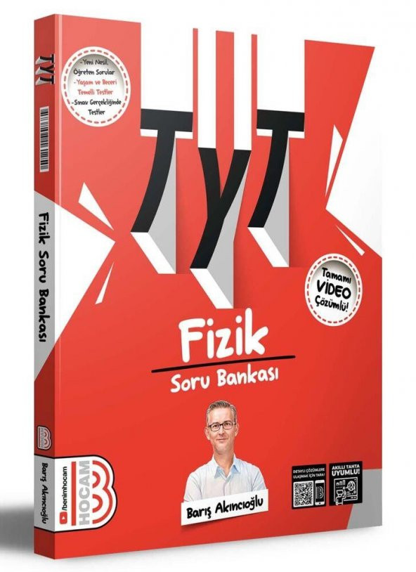 2024 TYT Fizik Tamamı Video Çözümlü Soru Bankası Benim Hocam Yayınları ürün görseli 1
