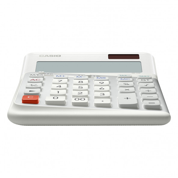 Casio DE-12E-WE 12 Haneli Masaüstü Hesap Makinesi ürün görseli 1