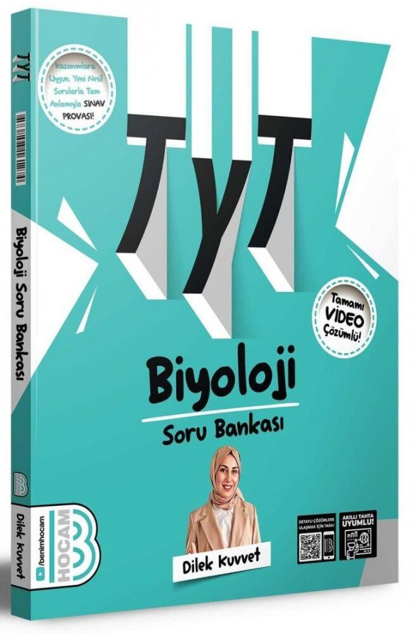 2024 TYT Biyoloji Tamamı Video Çözümlü Soru Bankası Benim Hocam Yayınları ürün görseli 1