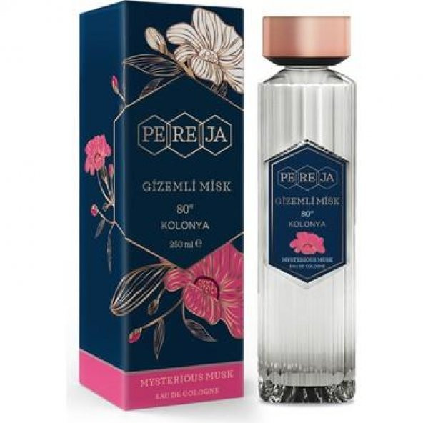 Pereja Gizemli Misk Cam Şişe Kolonya 250 ml ürün görseli 1