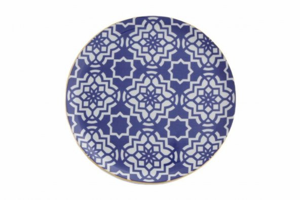 Porland Morocco Desen7 Mor Düz Tabak 24 cm 04A+P021469 ürün görseli 1