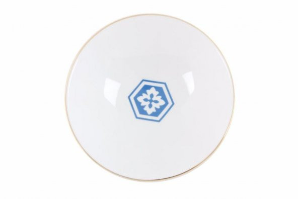 Porland Morocco Desen2 Mavi Çukur Tabak 20 cm 04A+P021326 ürün görseli 1