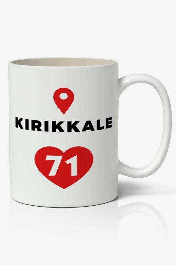 Kırıkkale Baskılı Kupa Bardak Baskılı Kahve Kupa Bardak ürün görseli 1
