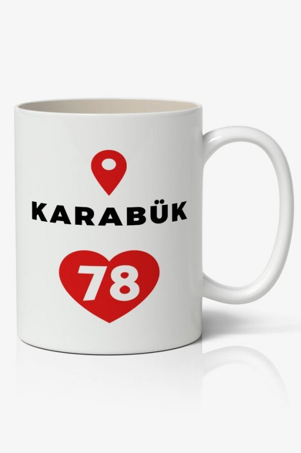 Karabük Baskılı Kupa Bardak Baskılı Kahve Kupa Bardak ürün görseli 1