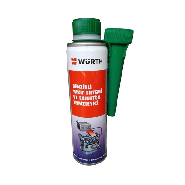 WÜRTH BENZİN ENJEKTÖR TEMİZLEYİCİ İYİLEŞTİRİCİ 300ML ürün görseli 1