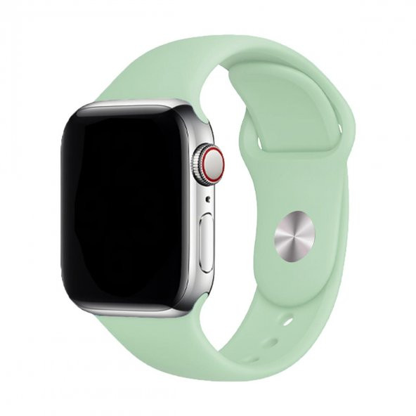 E2M CLASSIC SİLİKON APPLE WATCH KORDON 38-40-41MM FOSFORLU YEŞİL ürün görseli 1
