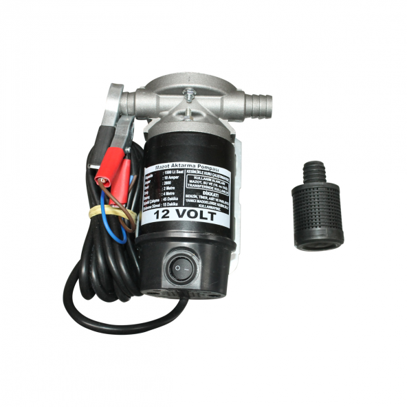 DZY 12 VOLT 3/4" DIŞTAN ÇEKME SIVI AKTARMA POMPASI ürün görseli 1