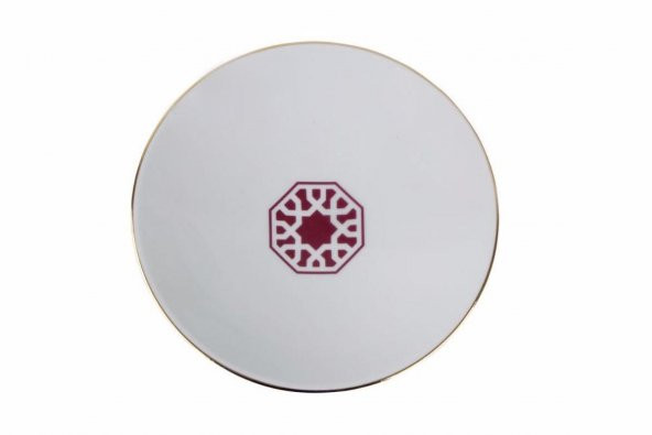 Porland Morocco Desen5 Fuşya Çukur Tabak 20 cm 04A+P021332 ürün görseli 1
