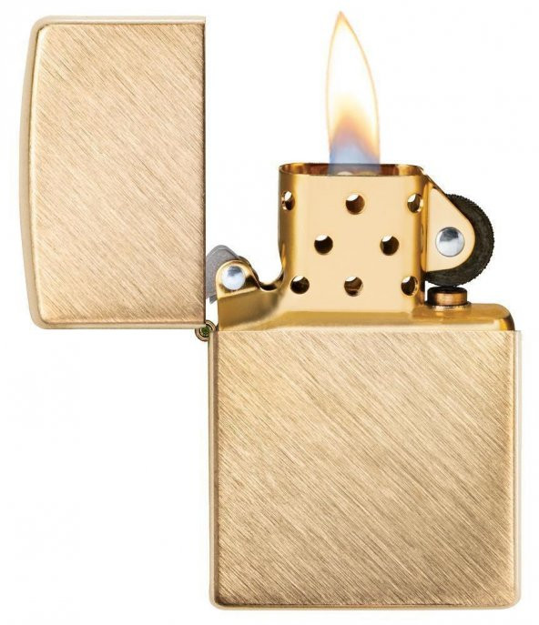 Zippo 29830 Herringbone Sweep Brass Çakmak - Resim 2