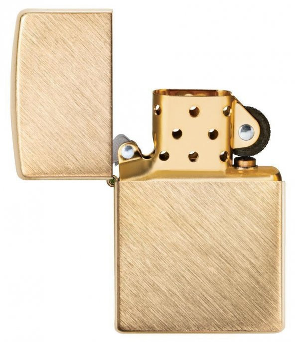Zippo 29830 Herringbone Sweep Brass Çakmak - Resim 7