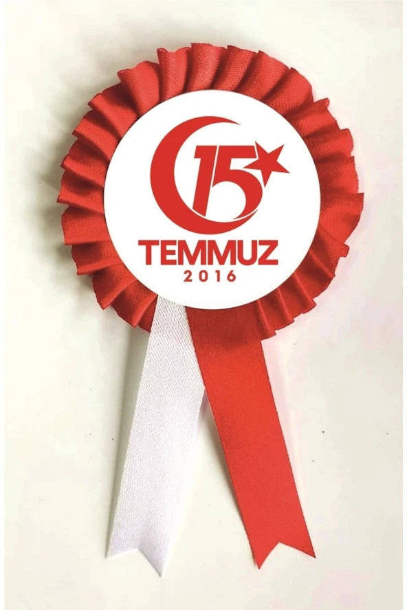 yıldızkurdelaankara 15 Temmuz Saten Kokart 10 Adet ürün görseli 1