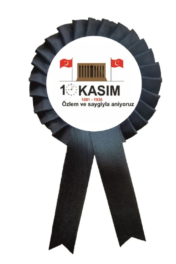 yıldızkurdelaankara 10 KASIM ÖZLEM VE SEVGİYLE ANIYORUZ ATATÜTK SATEN KOKART10 ADET ürün görseli 1
