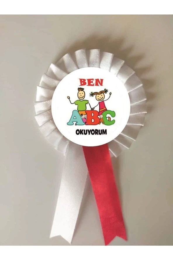 yıldızkurdelaankara Ben Okuyorum Saten Kokart 10 Adet ürün görseli 1
