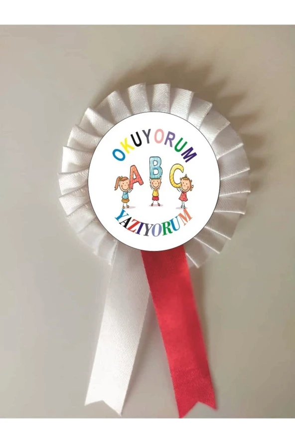 yıldızkurdelaankara Okuyorum Yazıyorum Saten Kokart 10 Adet ürün görseli 1