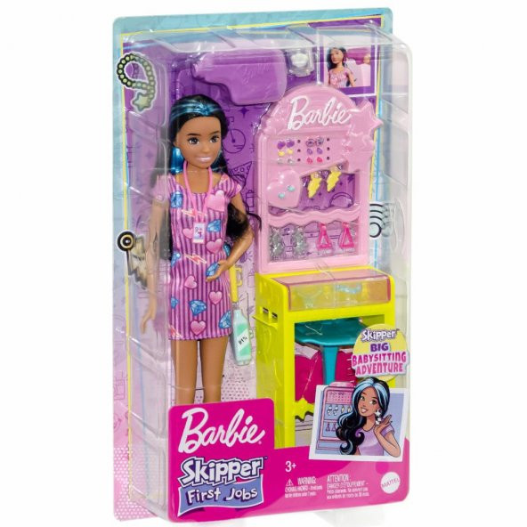 Barbie Skipperın Takı Standı Oyun Seti HKD78 ürün görseli 1
