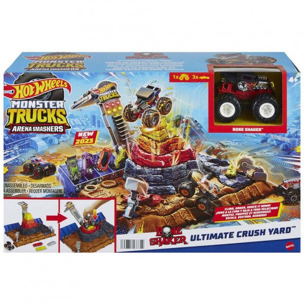 Hot Wheels Monster Trucks Muhteşem Çarpışma Arenası Oyun Seti HNB96 ürün görseli 1