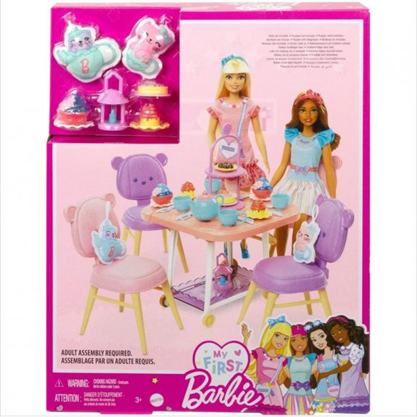 Barbie My First İlk Bebeğim Çay Partisi Oyun Seti HMM65 ürün görseli 1