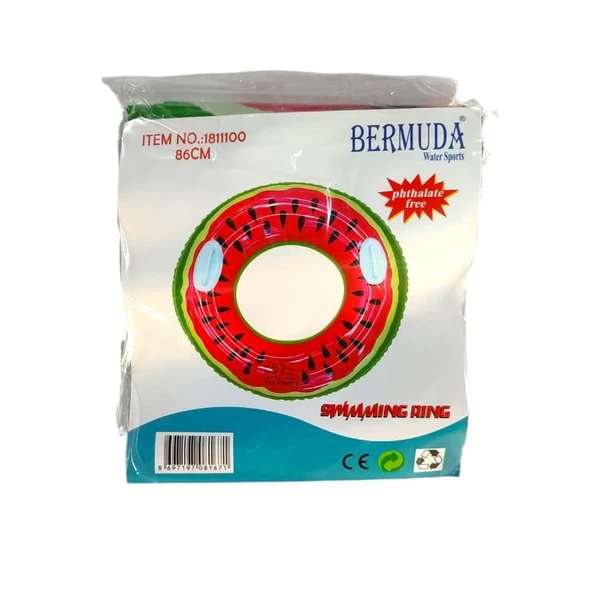 Tutunmalı Karpuz Simit 86 Cm Bermuda - 1811100 - Resim 3