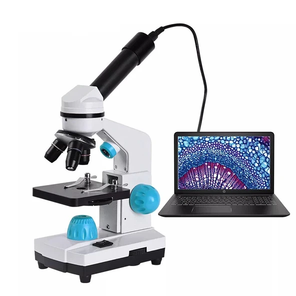 TriLine 2000X Zoom Biyolojik HD Dijital Monoküler Mikroskop Kiti ürün görseli 1