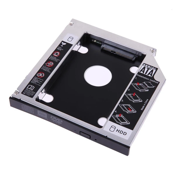 TriLine 12.7mm Cady SSD SATA Harddisk Kutu Notebook HDD Kızak ürün görseli 1