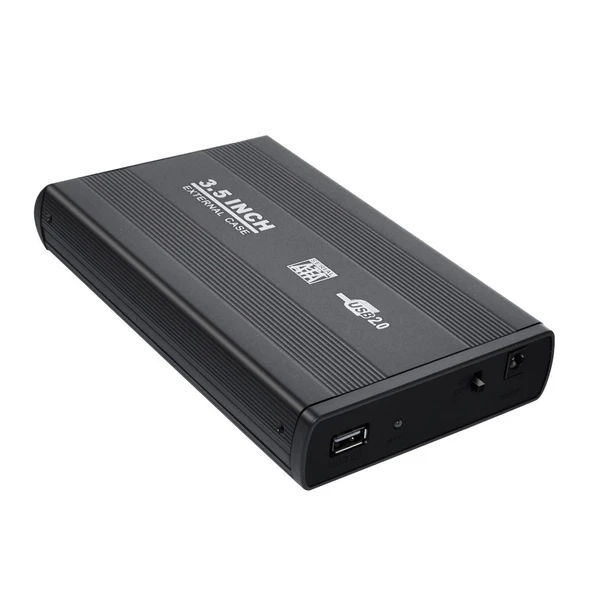 TriLine 3.5" Sata SSD Usb 2.0 Harici Harddisk Kutusu Alüminyum ürün görseli 1