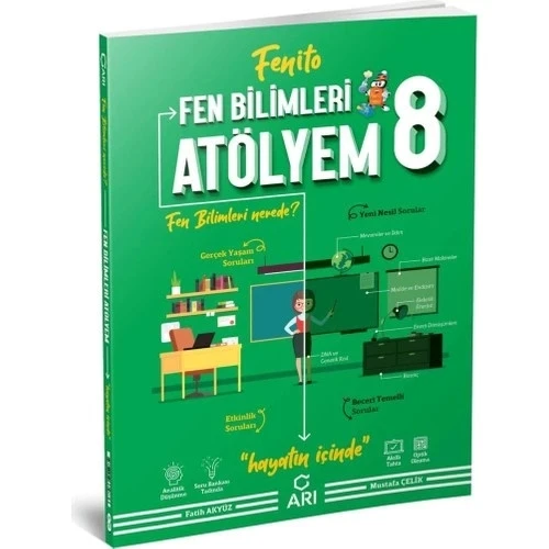 ARI 8.SINIF FENİTO AKILLI FEN BİLİMLERİ ATÖLYEM ürün görseli 1