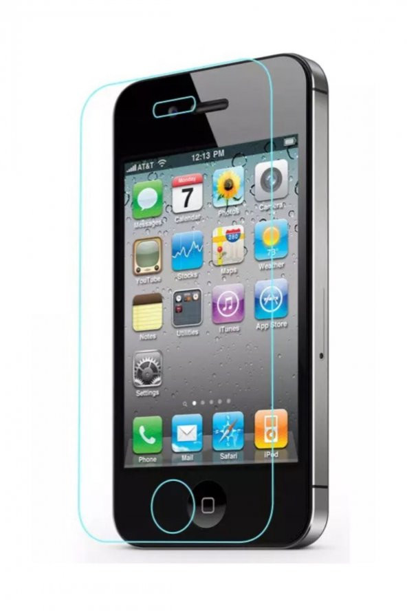 Apple iPhone 4 Kırılmaz Cam Ekran Koruyucu Temperli Cam ürün görseli 1