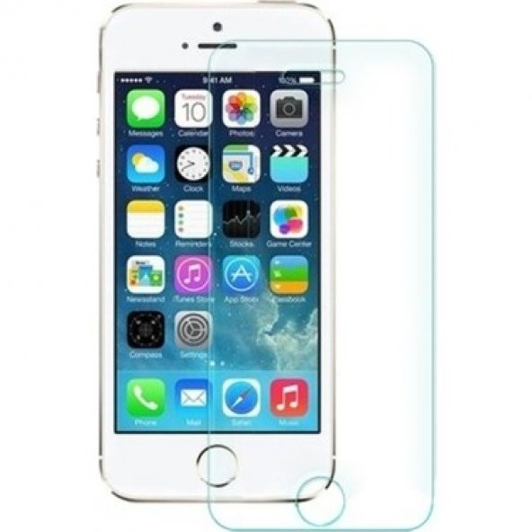 Apple iPhone 5S Kırılmaz Cam Ekran Koruyucu Temperli Cam ürün görseli 1