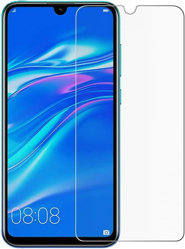 Huawei Y7 2019 Kırılmaz Cam Ekran Koruyucu Temperli Cam ürün görseli 1