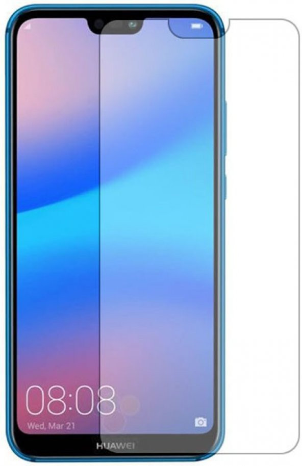 Huawei P20 Lite Kırılmaz Cam Ekran Koruyucu Temperli Cam ürün görseli 1