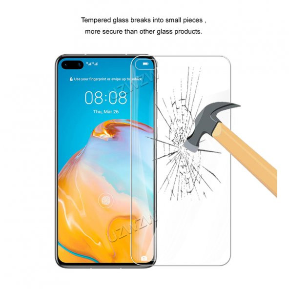 Huawei P40 Kırılmaz Cam Ekran Koruyucu Temperli Cam ürün görseli 1