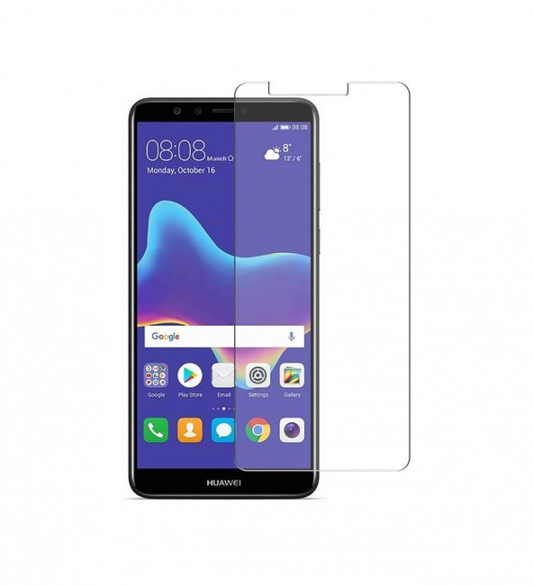 Huawei Y9 2018 Kırılmaz Cam Ekran Koruyucu Temperli Cam ürün görseli 1