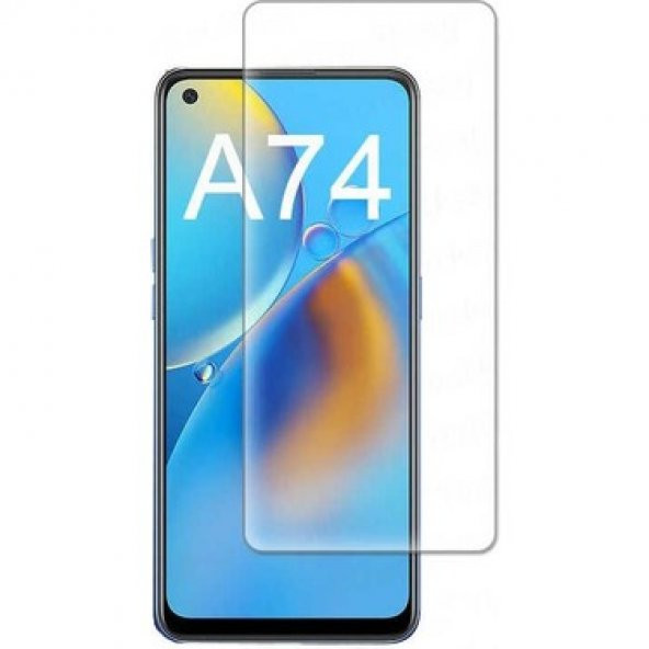 Oppo A74 4G Kırılmaz Cam Ekran Koruyucu Temperli Cam ürün görseli 1