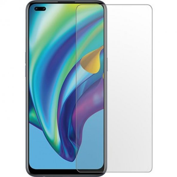 Oppo Reno 4 Lite Kırılmaz Cam Ekran Koruyucu Temperli Cam ürün görseli 1