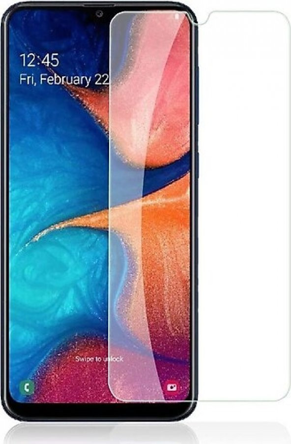 Samsung Galaxy A20 Kırılmaz Cam Ekran Koruyucu Temperli Cam ürün görseli 1