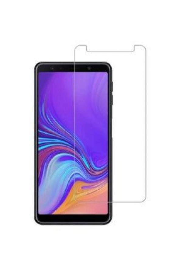 Samsung Galaxy A7 2018 Kırılmaz Cam Ekran Koruyucu Temperli Cam ürün görseli 1