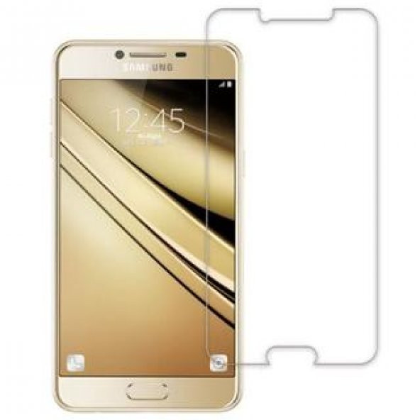 Samsung Galaxy C5 Kırılmaz Cam Ekran Koruyucu Temperli Cam ürün görseli 1