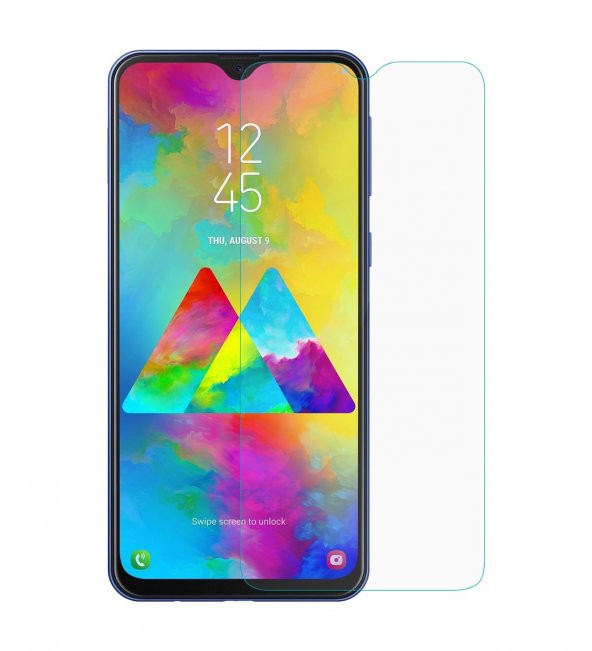 Samsung Galaxy M20 Kırılmaz Cam Ekran Koruyucu Temperli Cam ürün görseli 1