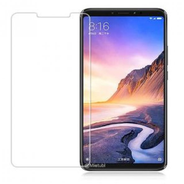 Xiaomi Mi Max 3 Kırılmaz Cam Ekran Koruyucu Temperli Cam ürün görseli 1