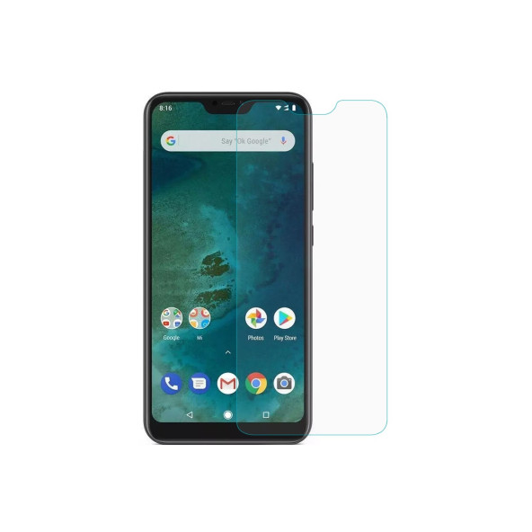 Xiaomi Mi A2 Lite Kırılmaz Cam Ekran Koruyucu Temperli Cam ürün görseli 1
