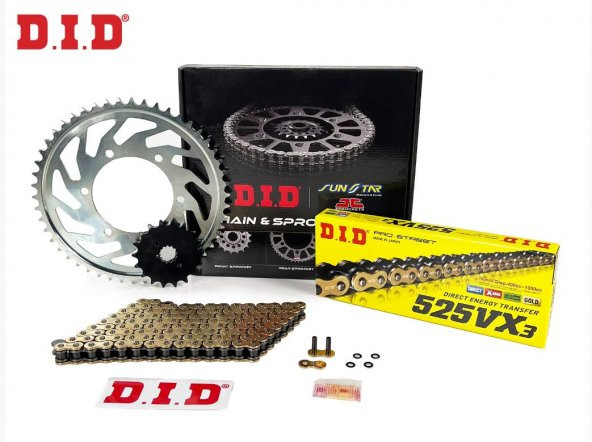 Did-Jt 2022-2023 Honda NT 1100 Uyumlu Zincir Dişli Set Gold (Sarı) Renk ürün görseli 1