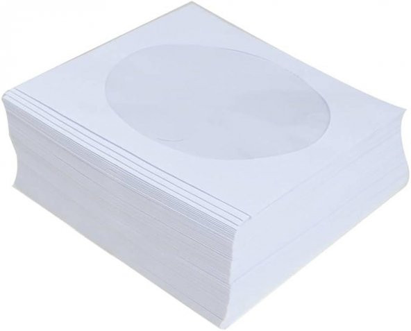 Elitstore CD Zarfı 100 Lü Beyaz ürün görseli 1